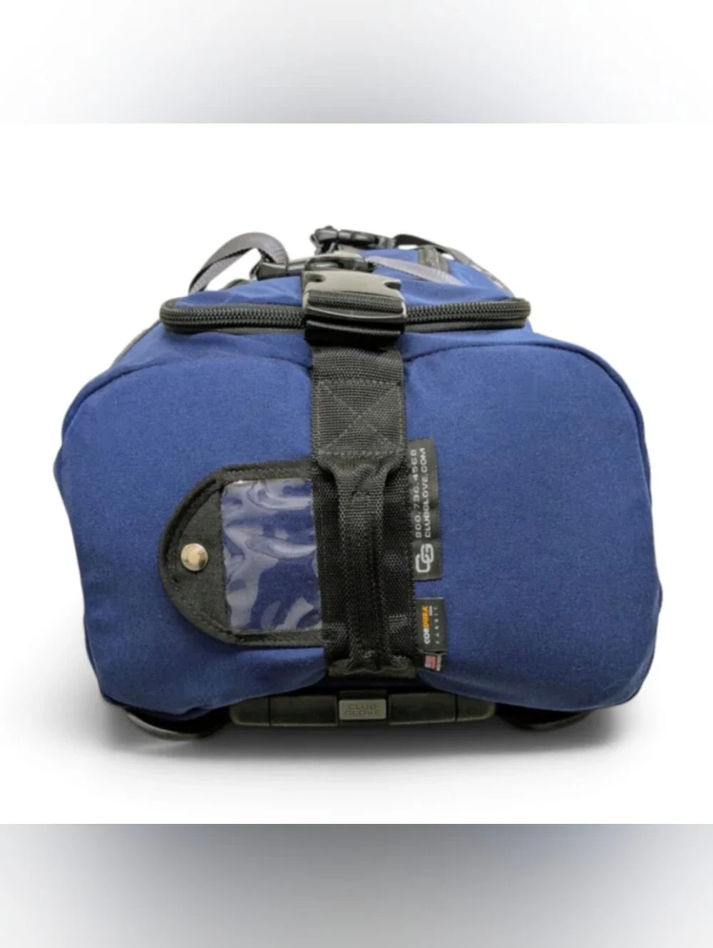 Club Glove Mini Rolling Duffle III Carry On Travel Bag Suitcase Blue 22